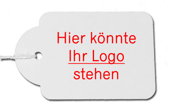 Label mit Logo